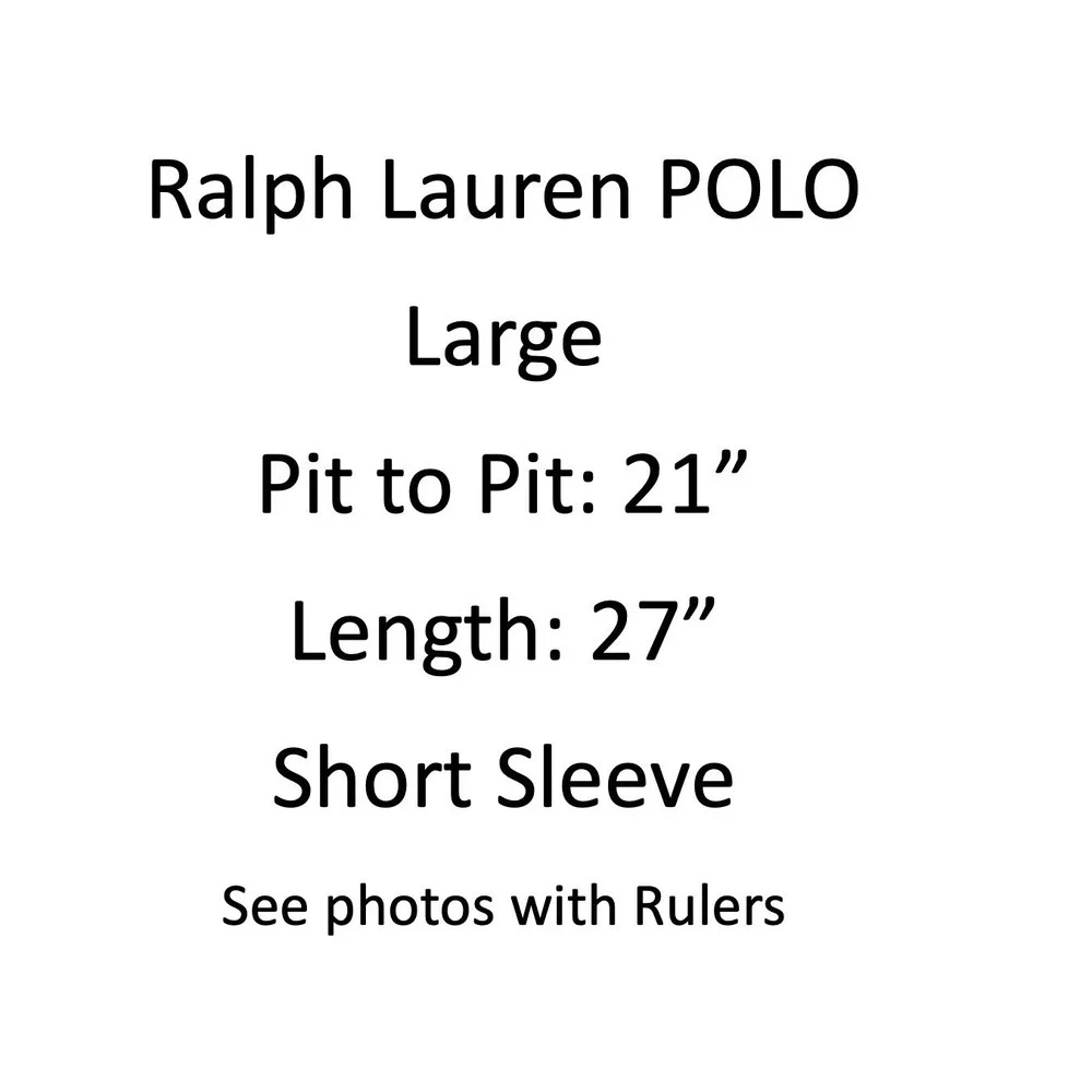 Polo Ralph Lauren T-Shirt Mens L White‎ 2016 USA Olympic Team Graphic Cotton